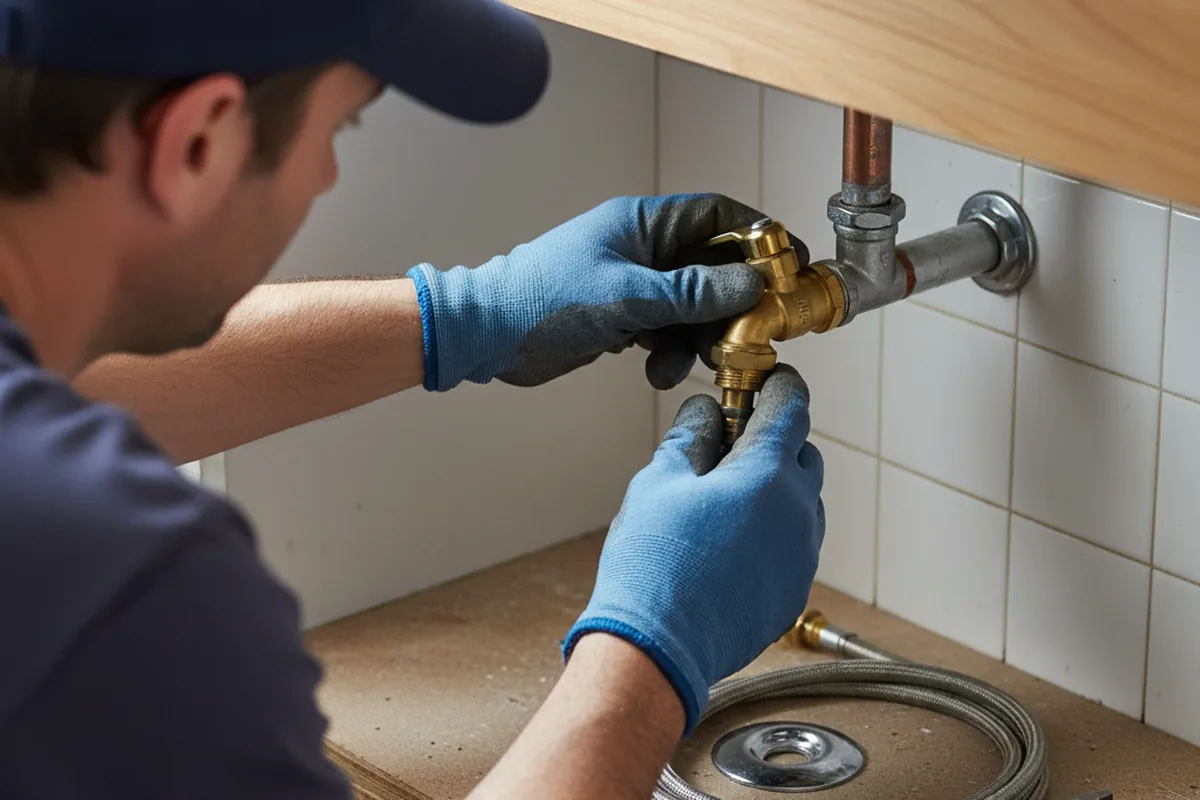 Shutoff valve and fitting work during Faucet and Fixture Repair in Walnut Creek
